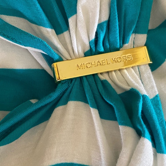 Michael Kors Cold Shoulder Top Poncho Tunic Top - Picture 4 of 5